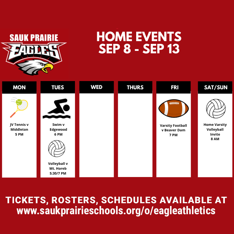 Home Events Calendar