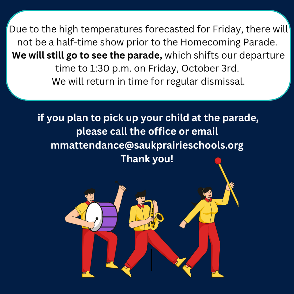 Canceling the show before the parade