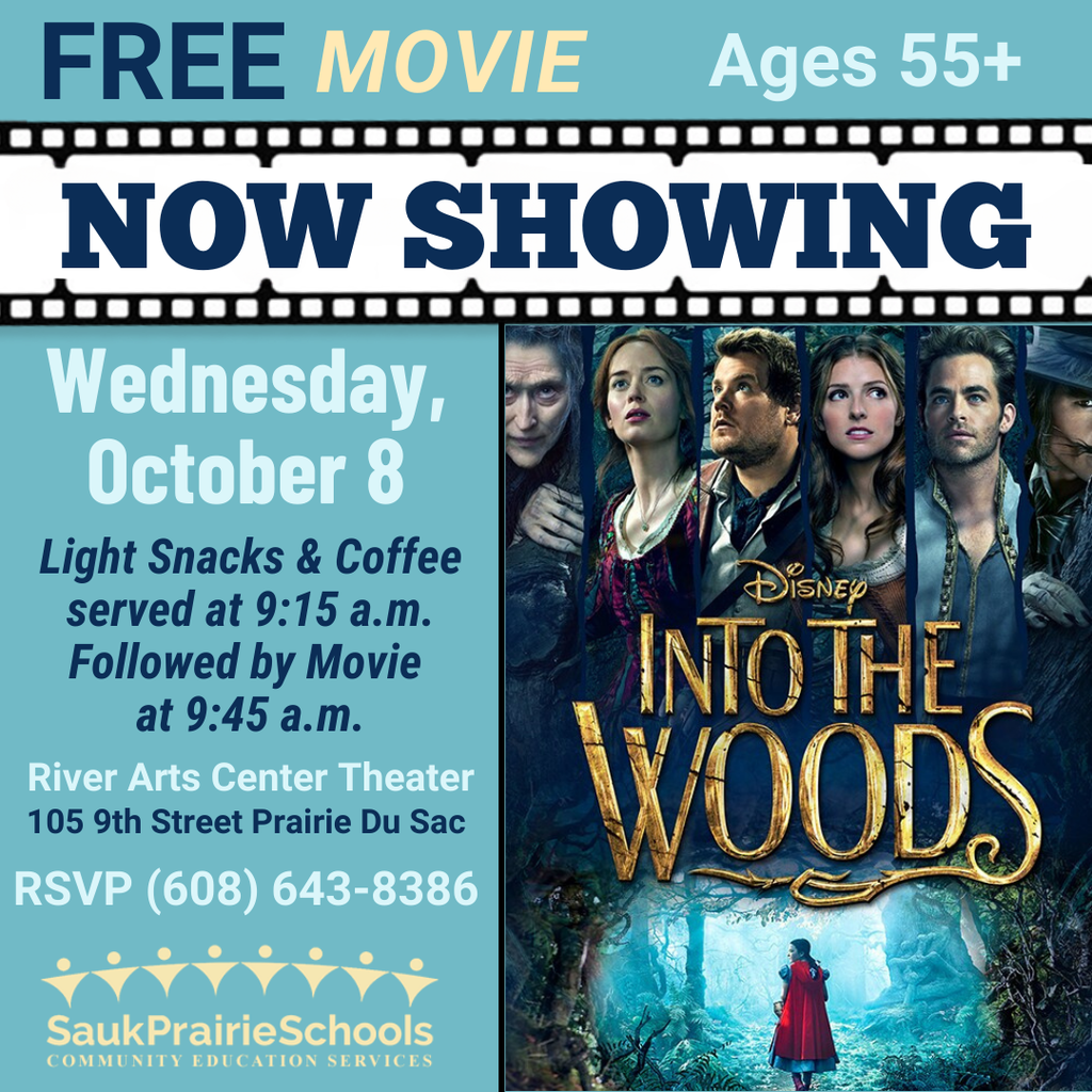 Free Monthly Movie at the River Arts Center