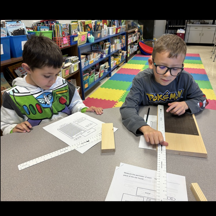 Carefully measuring! 