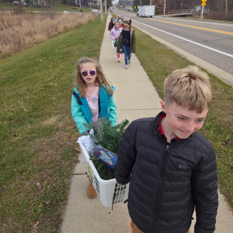 Decorating the village planters! 