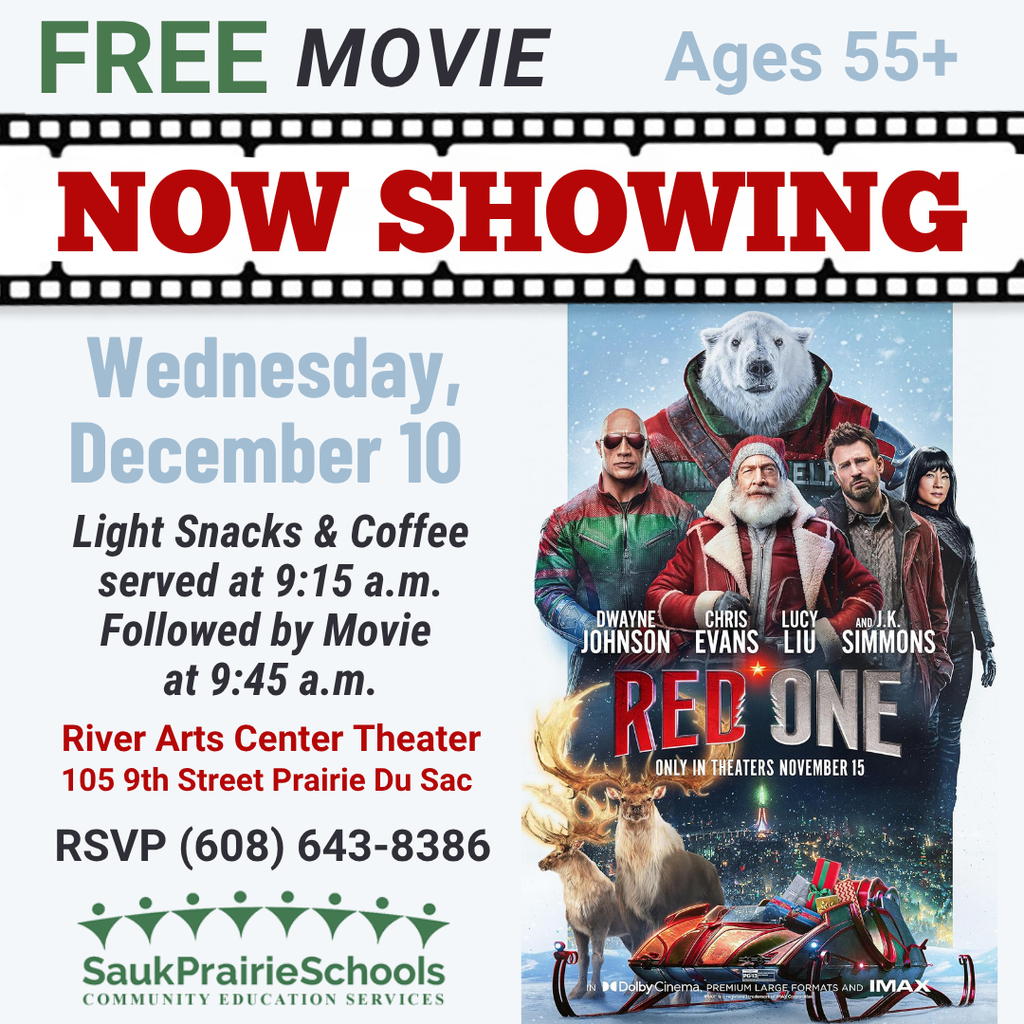 FREE Morning Movie on December 10