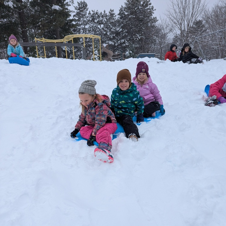 Sledding fun!