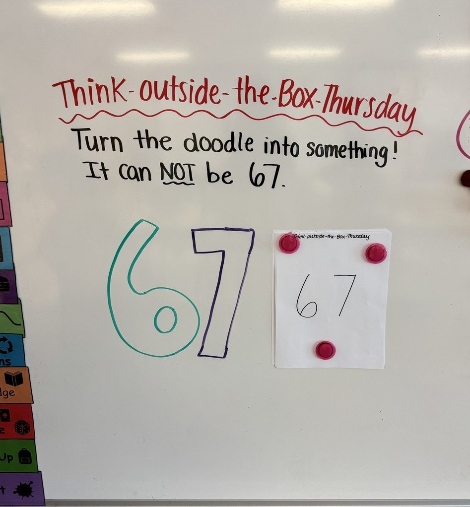 Think outside the box Thursday