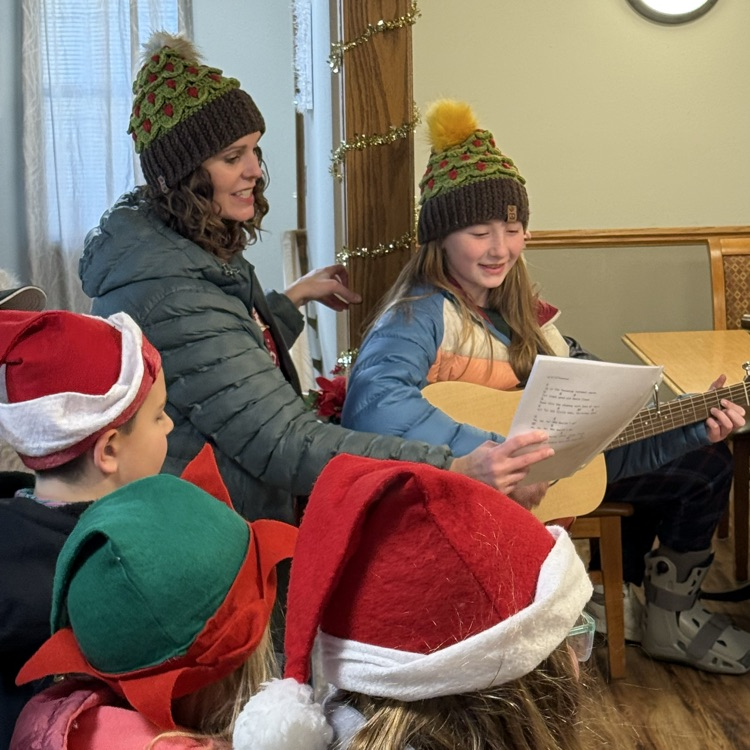 Festive hats and merry music!