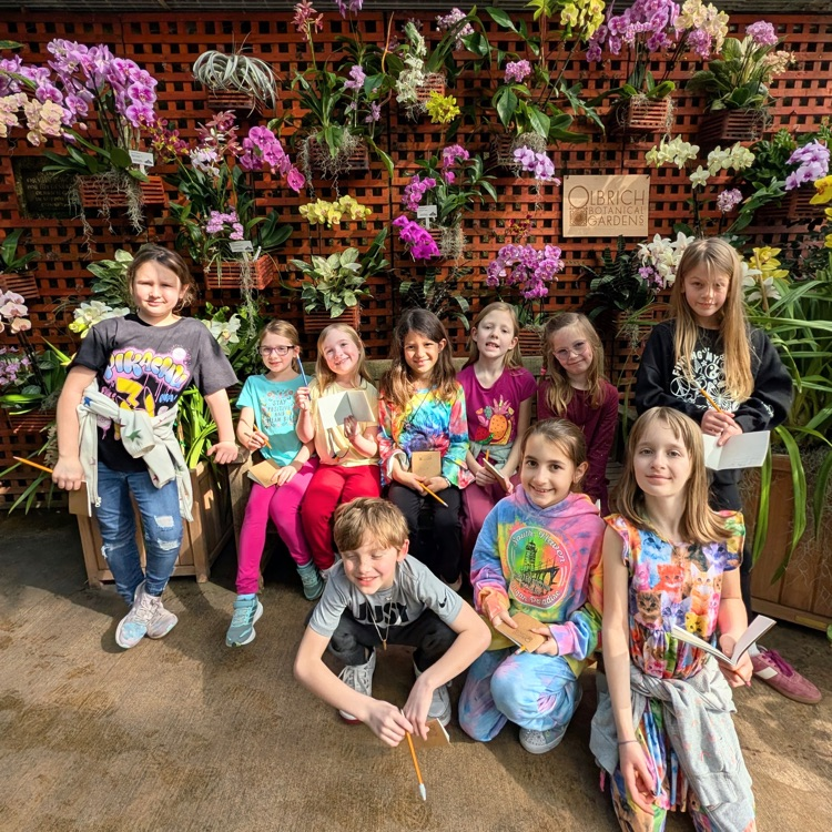 Orchids were everywhere! 