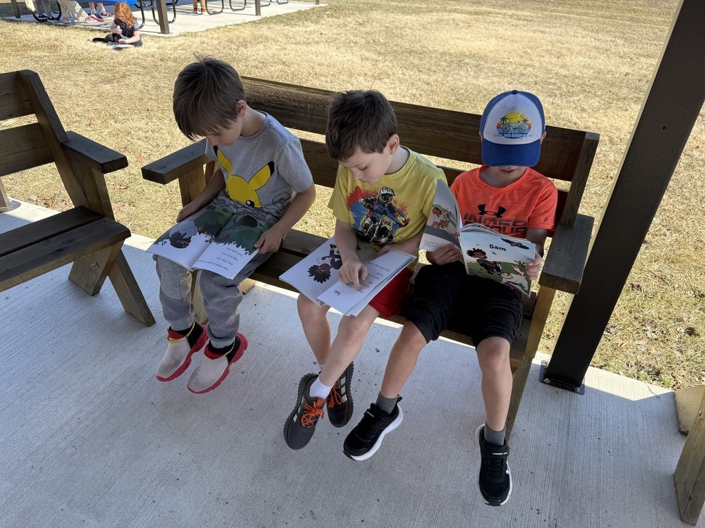 reading outside 