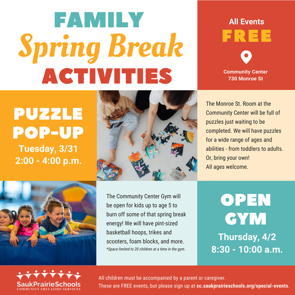 Family Spring Break Activities