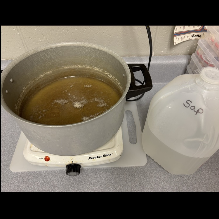 Patient boiling of the sap