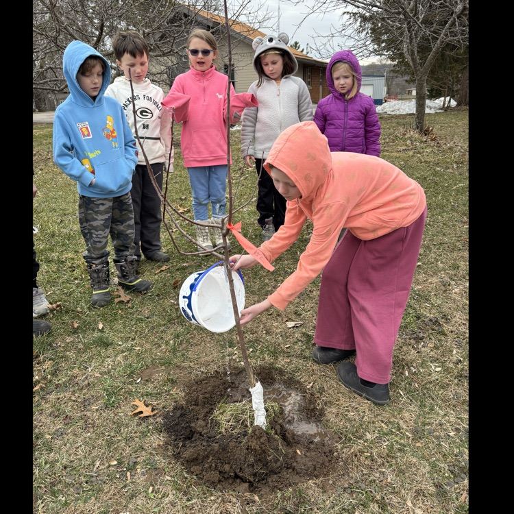 Watered and ready to grow! 