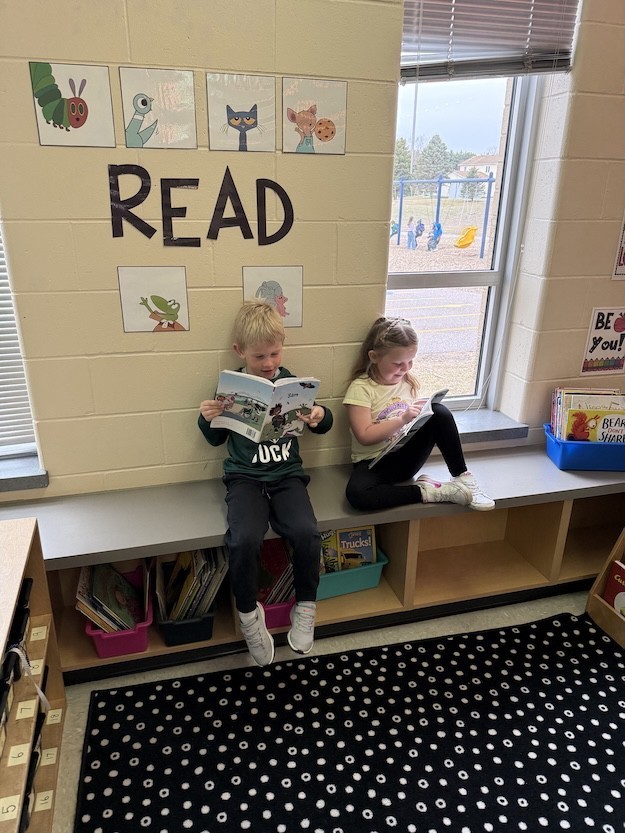 CAUGHT READING 