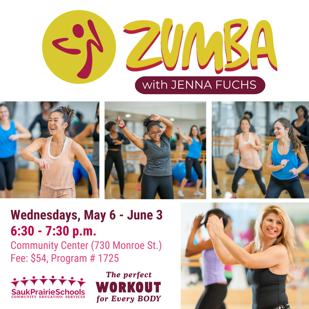 Zumba May 6 - June 10