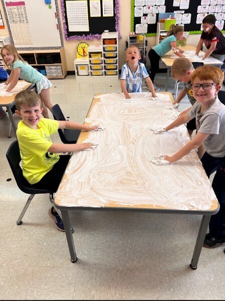 Shaving Cream Handwriting