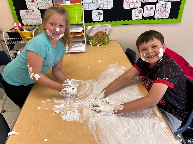 Shaving Cream Handwriting