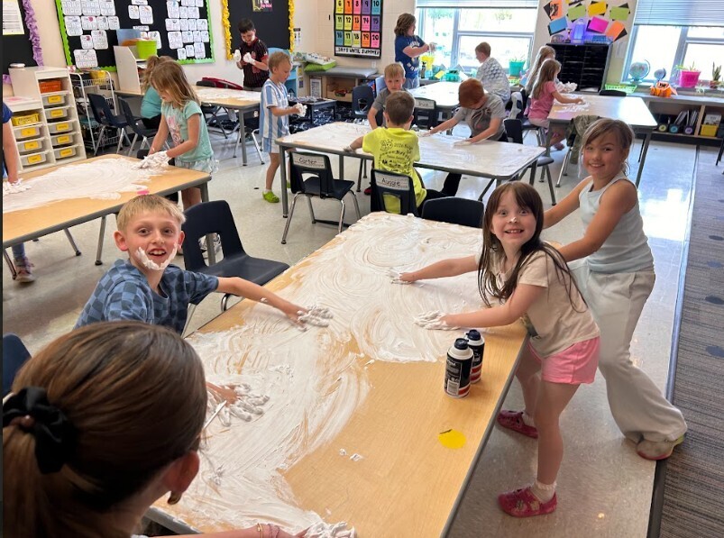 Shaving Cream Handwriting