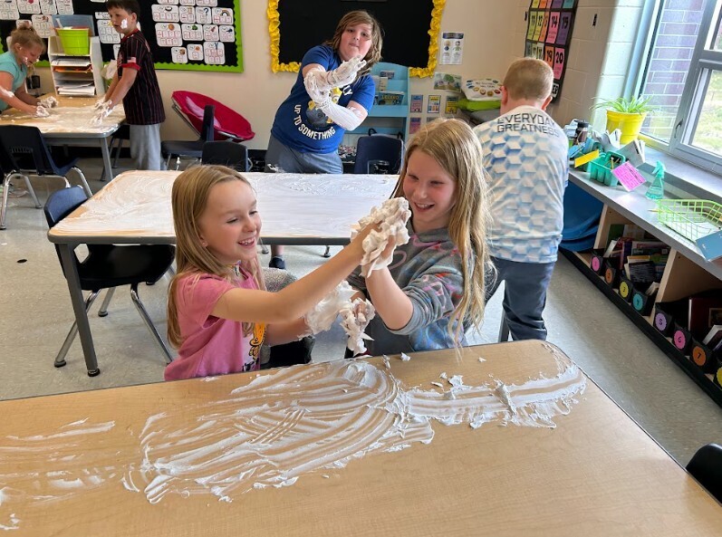 Shaving Cream Handwriting