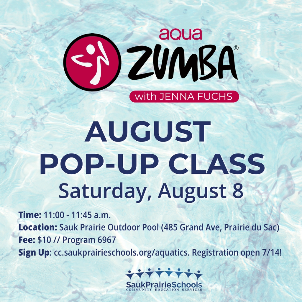 August Aqua Zumba Class