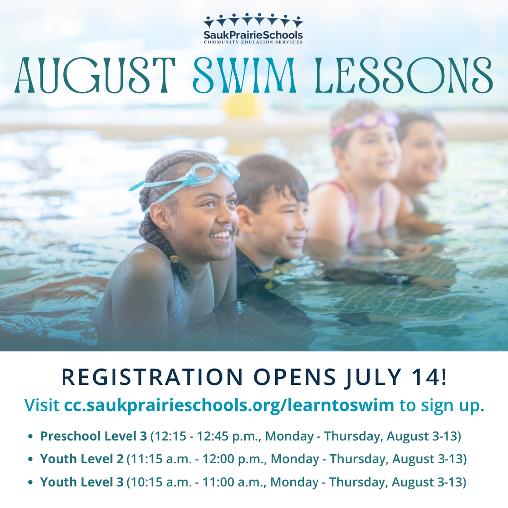 August swim lessons