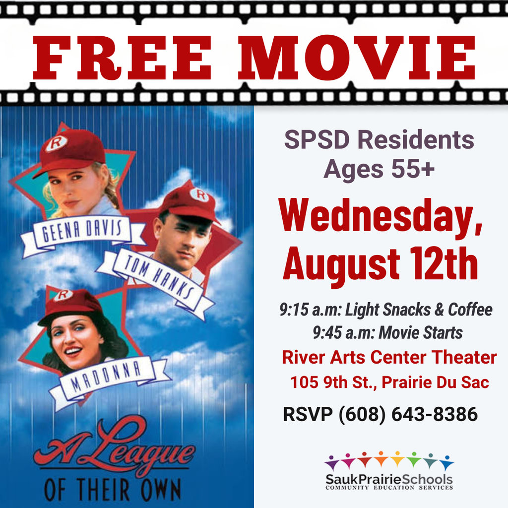 Morning movie for SPSD residents 55+