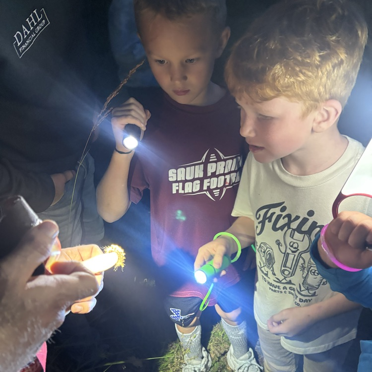 Flashlights ready! 