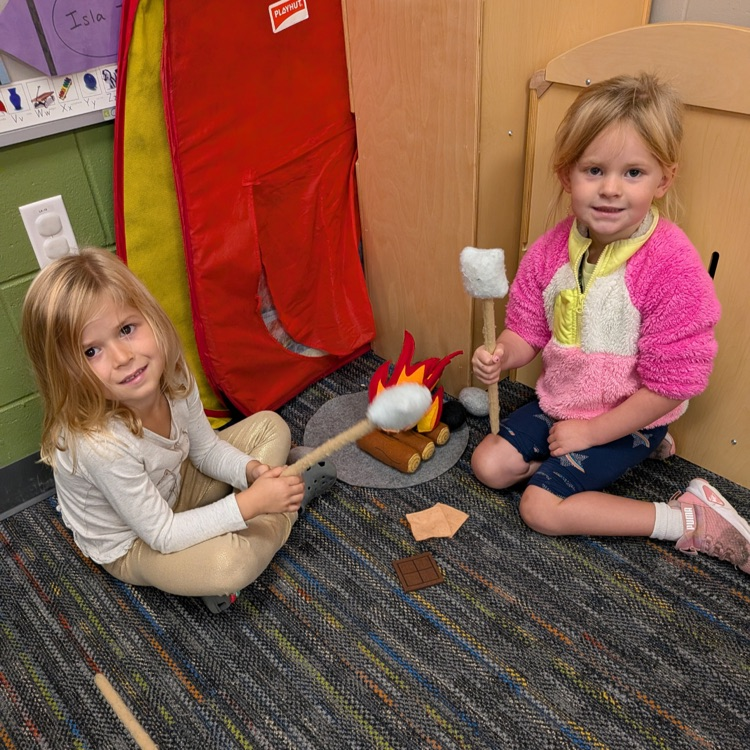 Pretend s’mores! 