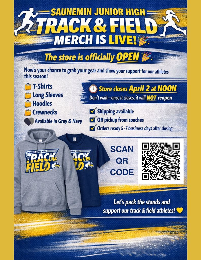 Track and Field Merch Flyer