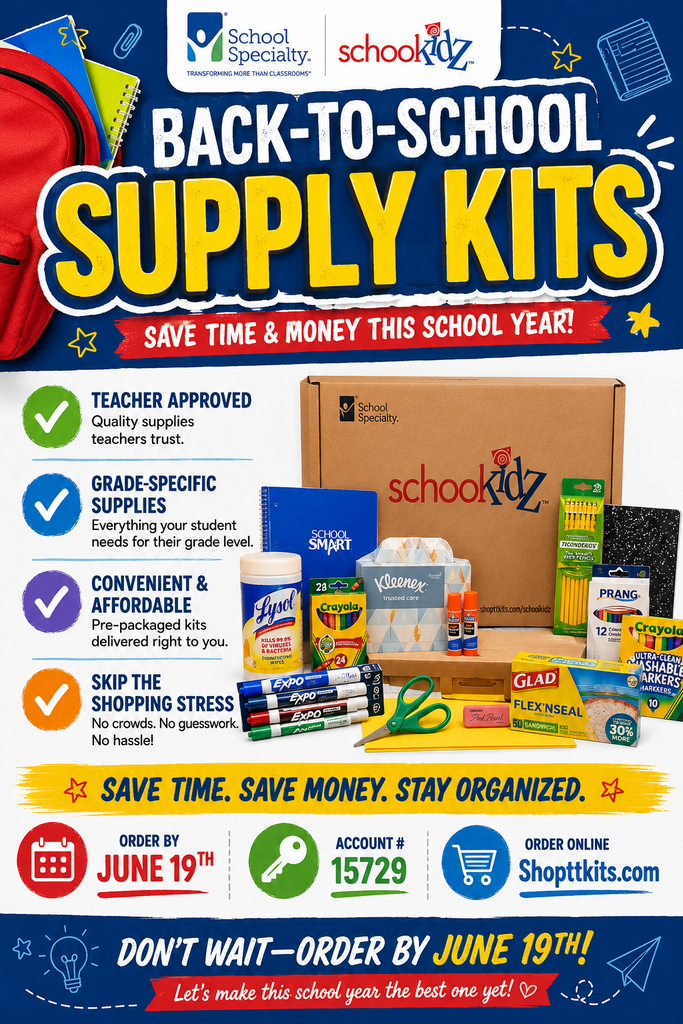BACK TO SCHOOL SUPPLY KITS