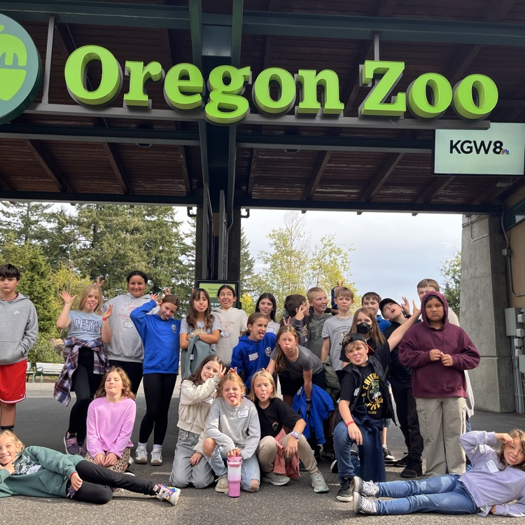 5th grade at the zoo.  