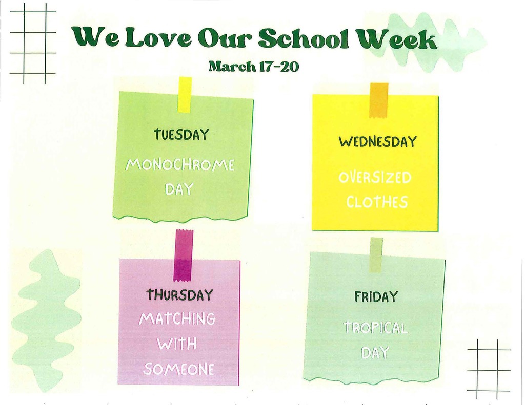 We love our school week