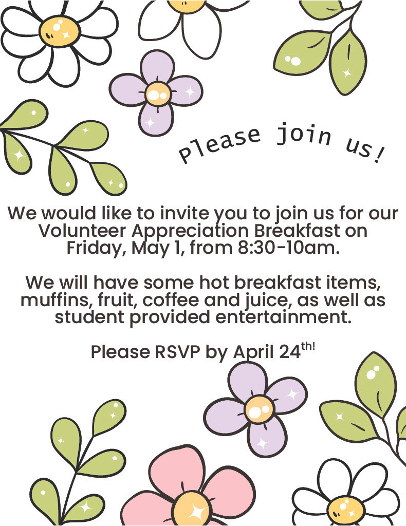 Volunteer Appreciation Breakfast