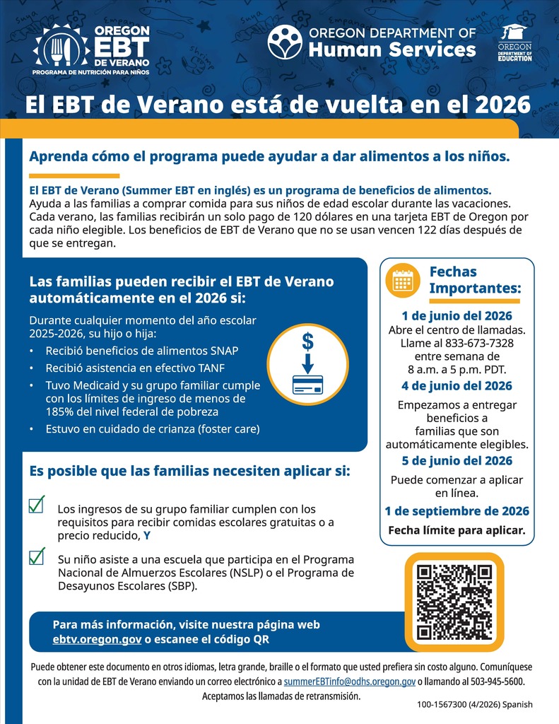 Summer EBT- Spanish