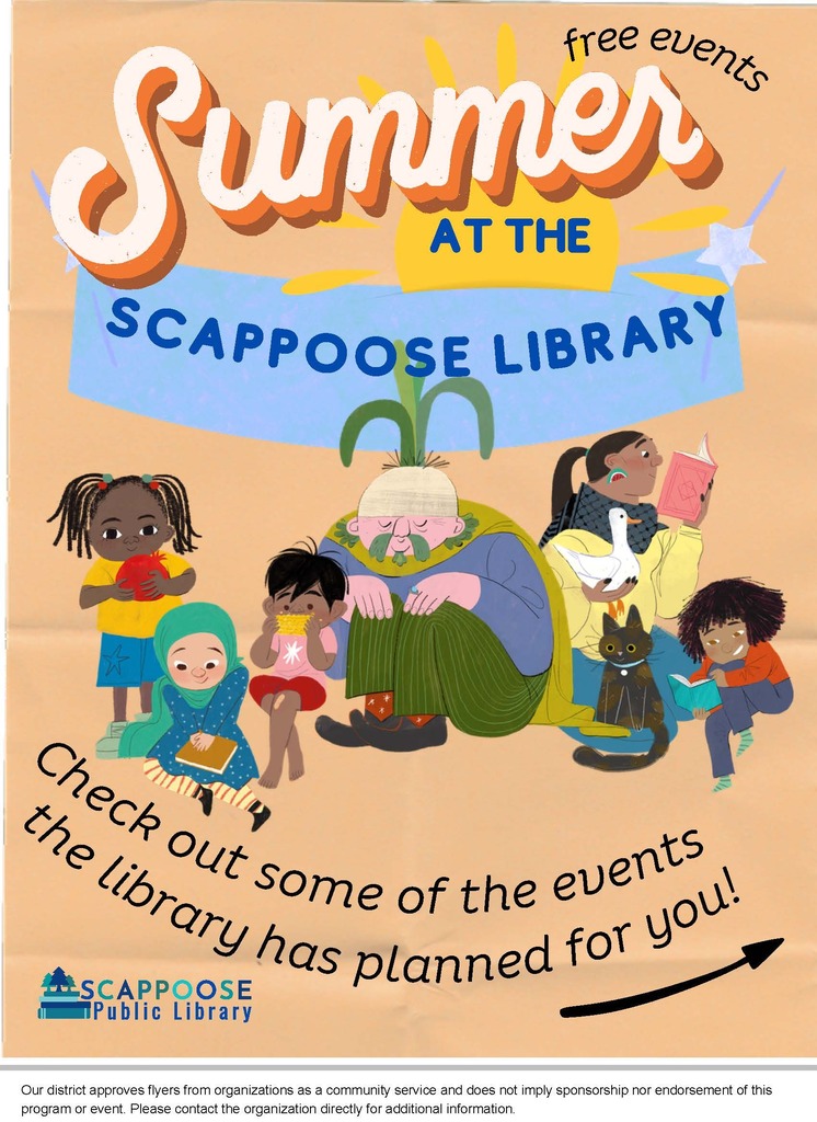 Scappoose library free events