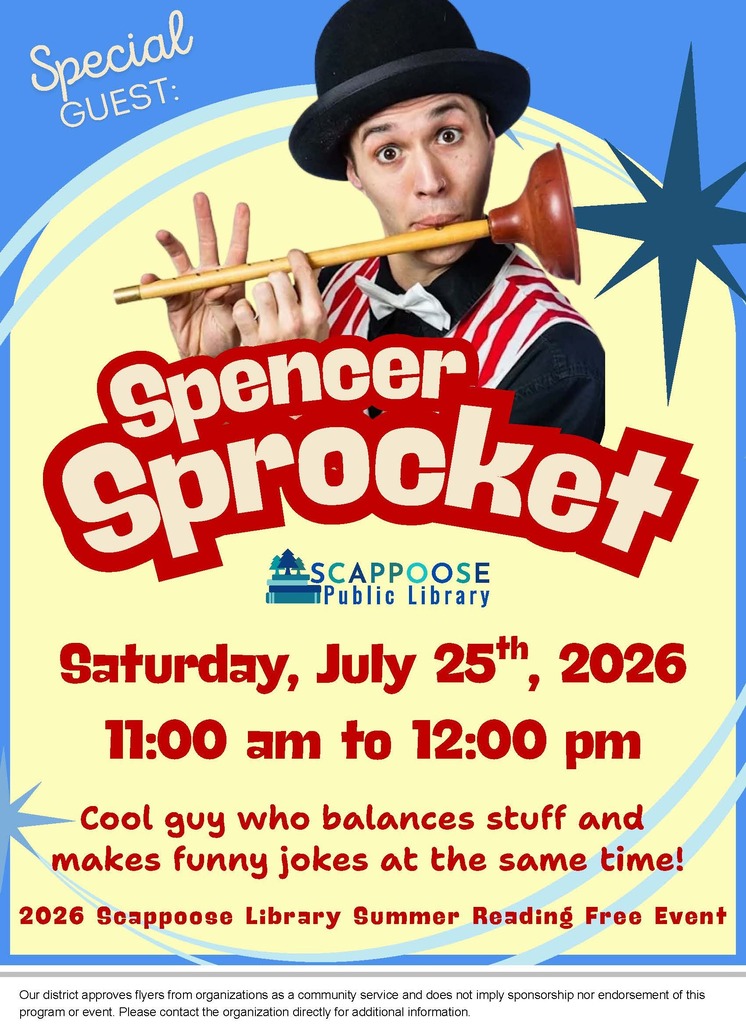 Scappoose library free events