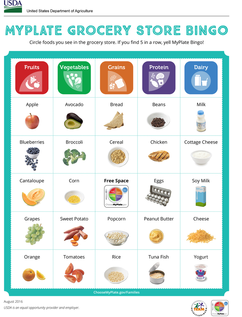 food bingo