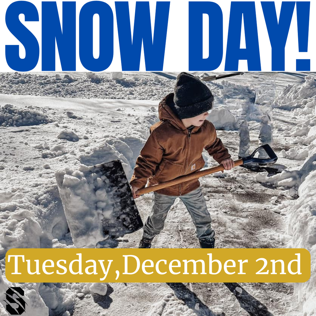 Attn SR3 Staff: All campuses will be closed today, Dec. 2nd, due to local road conditions. We will not be using an AMI day. 
