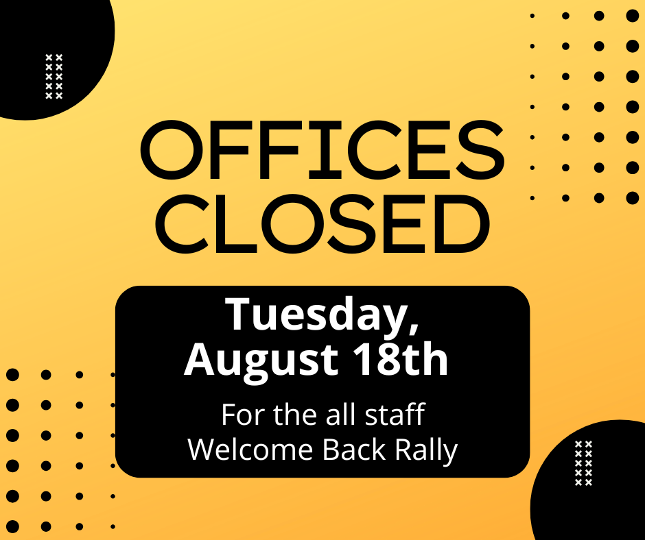 Savannah R3 offices closed Tuesday, August 18, for the all-staff Welcome Back Rally.