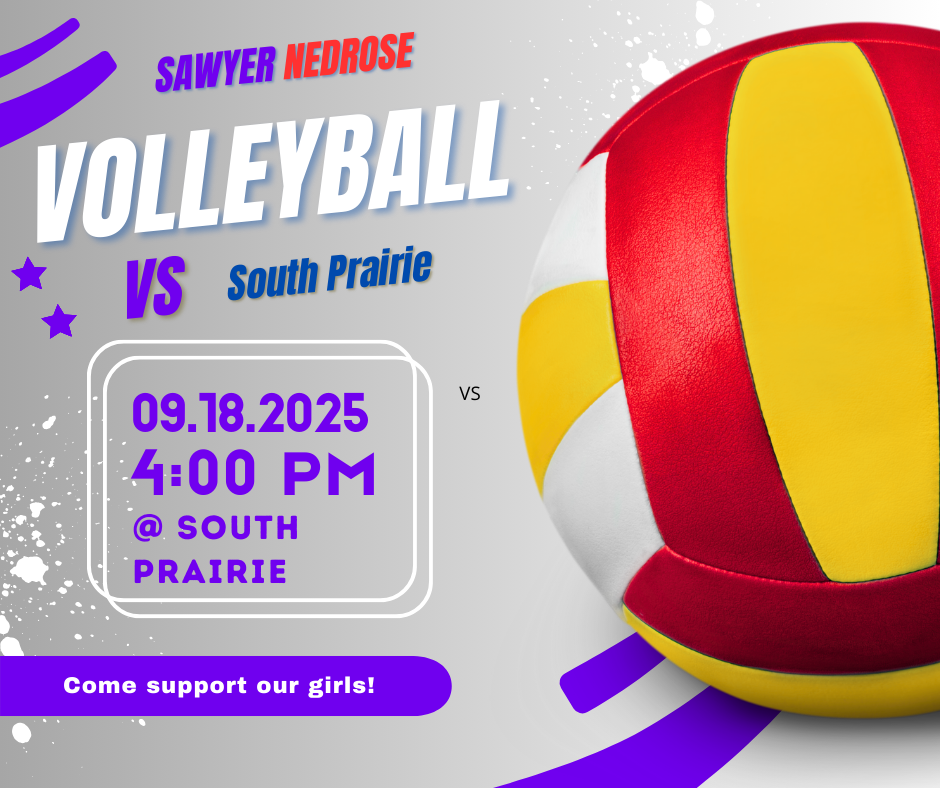 Yellow And Blue Volleyball Tournament Facebook Post