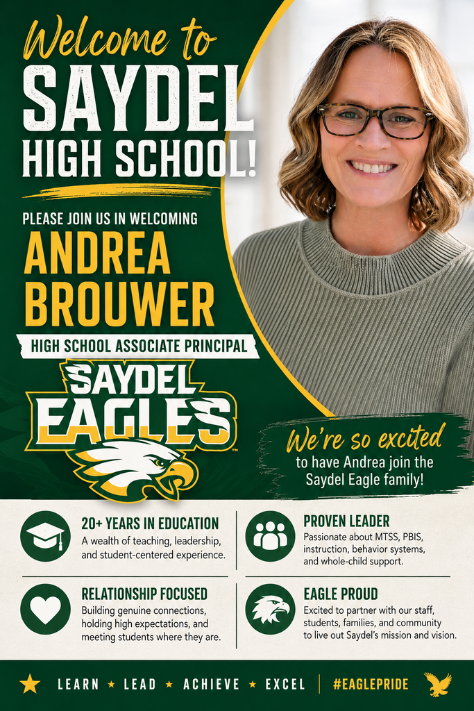 New high school associate principal announcement.