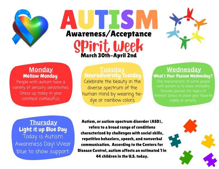 Autism Awareness/Acceptance Week