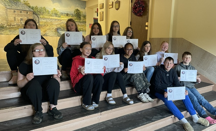 8th grade honor roll