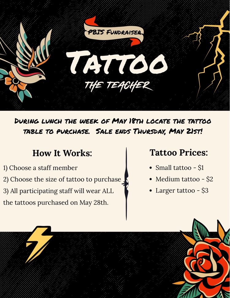 Snyder - Tattoo a Teacher Fundraiser 