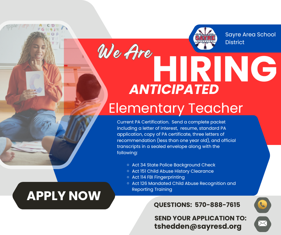 Anticipated Elementary Teacher