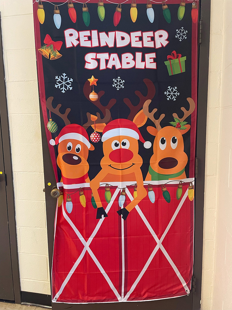 Other teachers got into the spirit of decorating their doors.