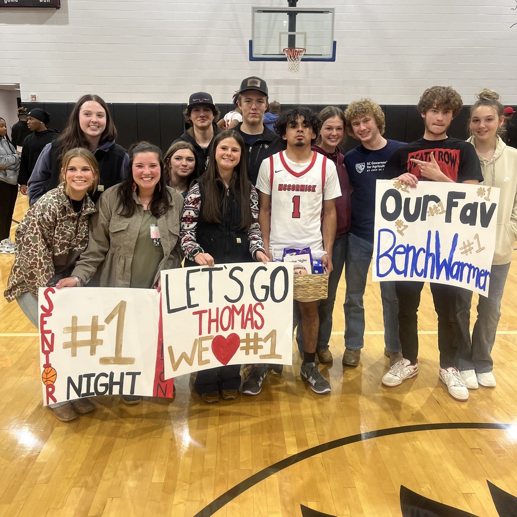 A group of Aggies went to Senior Night at McCormick High school to honor friend Thomas Clinton.