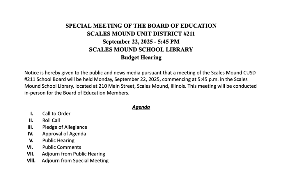 Budget Hearing