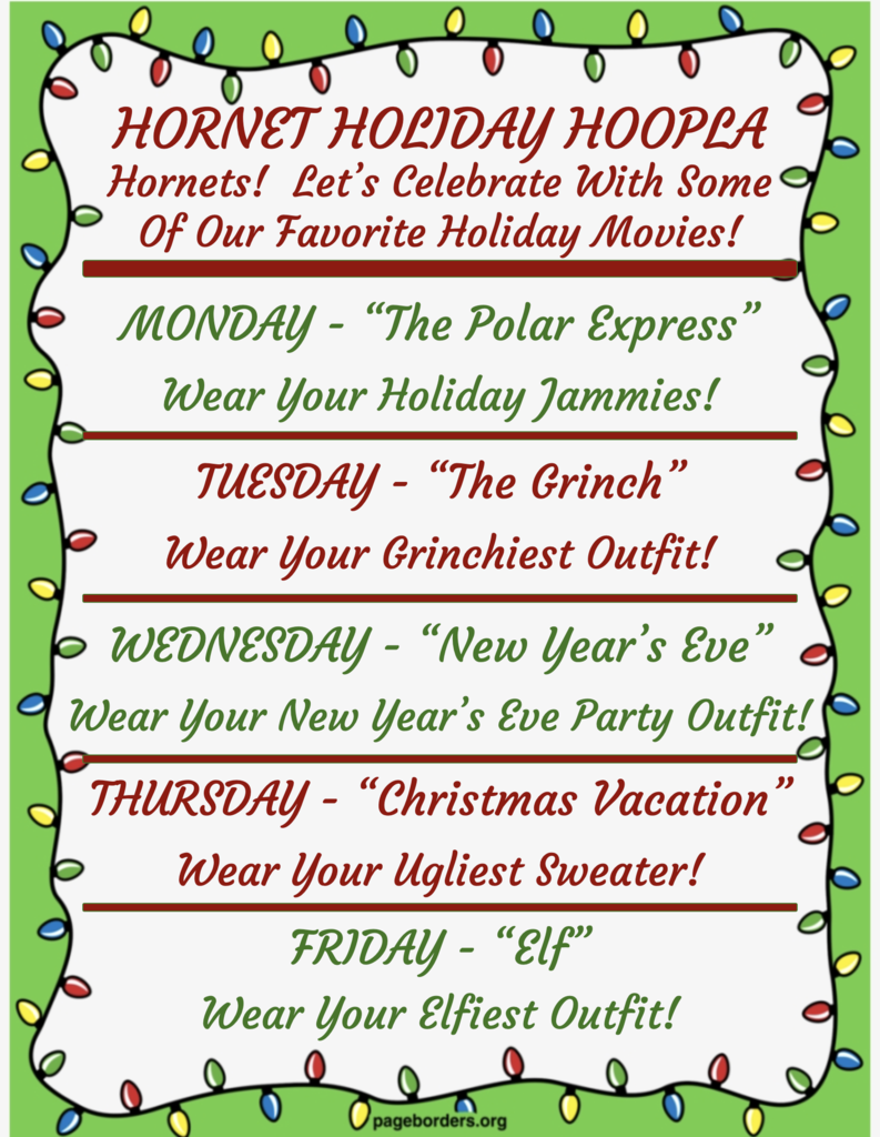 Hornet Holiday Hoopla