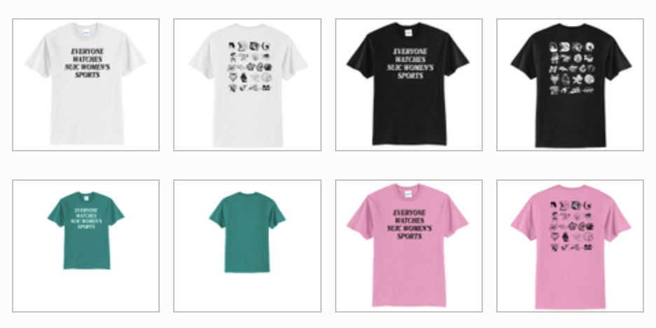 Everyone Watches NUIC Women's Sports T-shirts