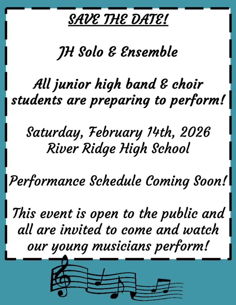 Save the Date: JH Solo & Ensemble