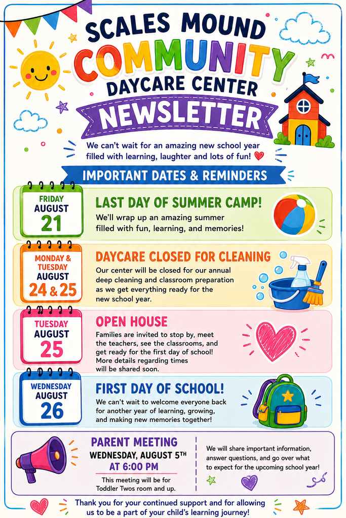 Daycare Newsletter