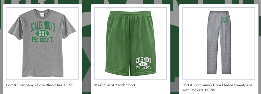 PE Uniform Order